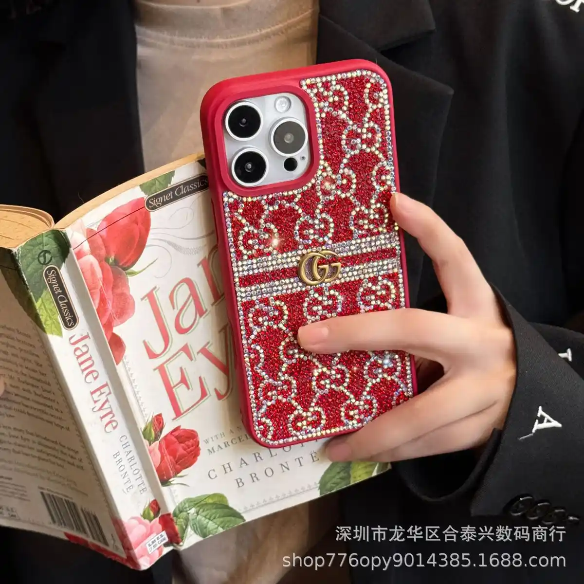 Web Stripe Phone Case G047 red - real product photo, wholesale Phone Case from Yaoford