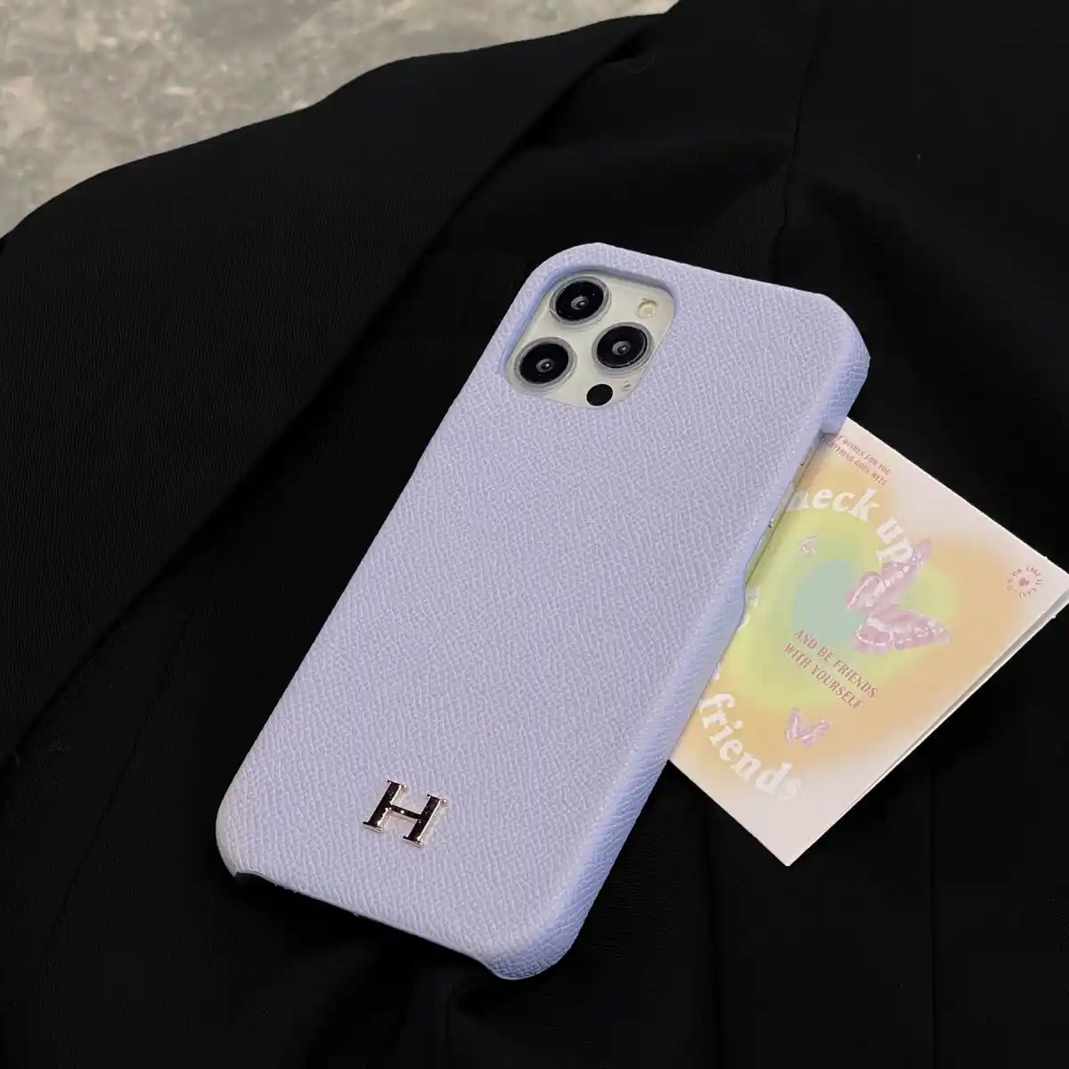 Leather Hardware Phone Case H00713 purple - real product photo, wholesale Phone Case from Yaoford