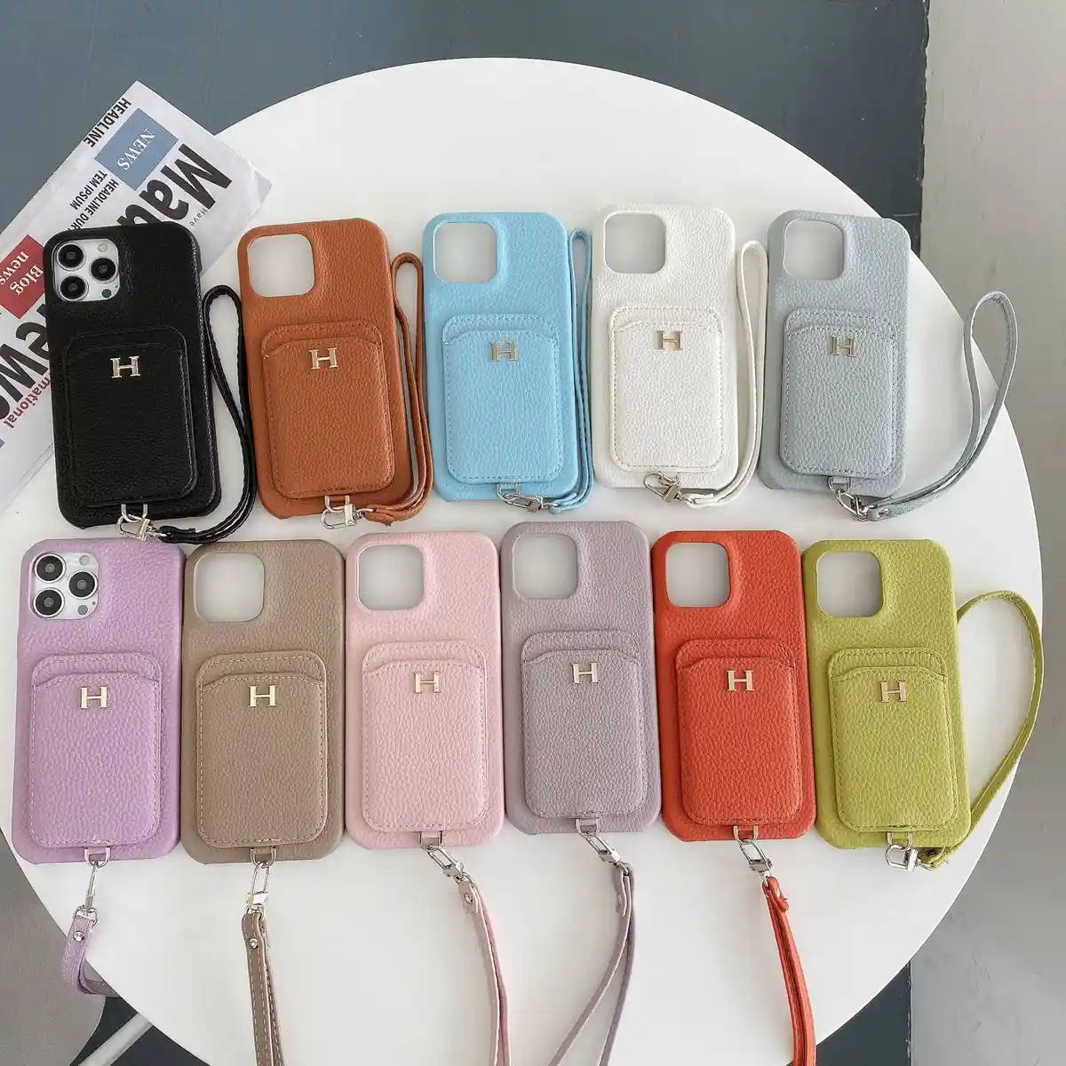 Leather Hardware Phone Case H04518 - real product photo, wholesale Phone Case from Yaoford