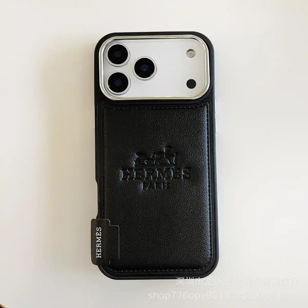Leather Hardware Phone Case H14 black - real product photo, wholesale Phone Case from Yaoford
