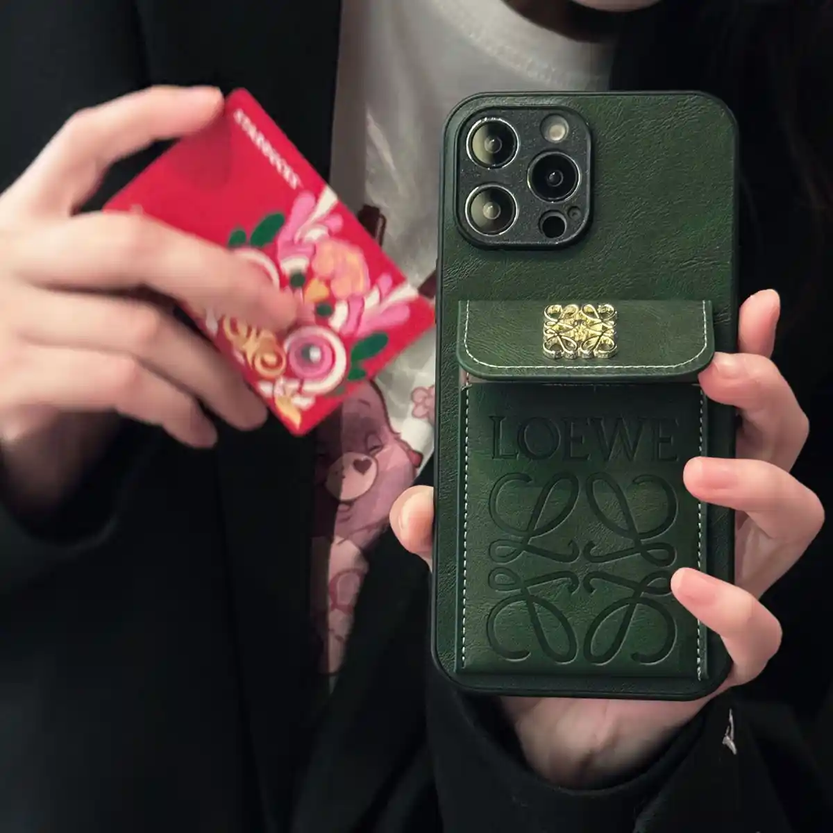Puzzle Panel Phone Case L04 green - real product photo, wholesale Phone Case from Yaoford