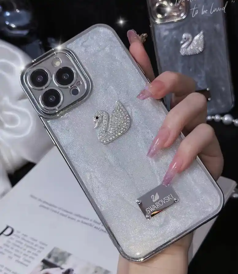 Crystal Rhinestone Phone Case SW16-white - real product photo, wholesale Phone Case from Yaoford