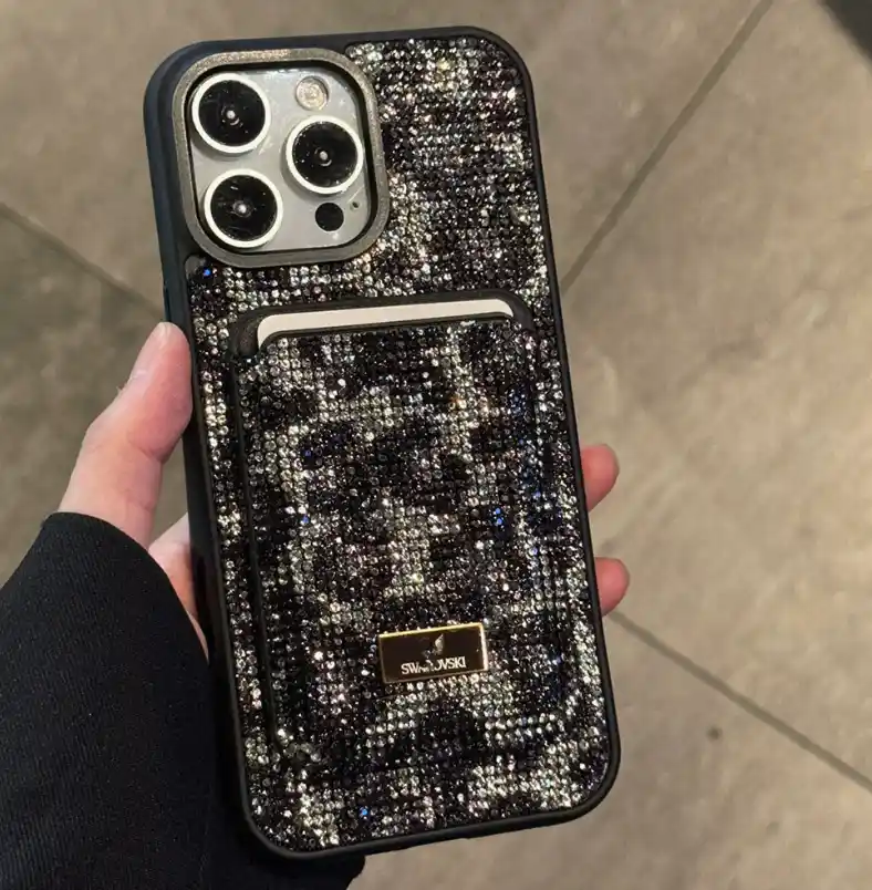 Crystal Rhinestone Phone Case SW25 black - real product photo, wholesale Phone Case from Yaoford
