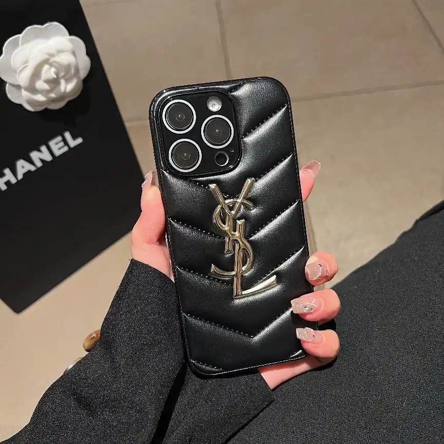 Quilted Lettering Phone Case YSL00115 - real product photo, wholesale Phone Case from Yaoford