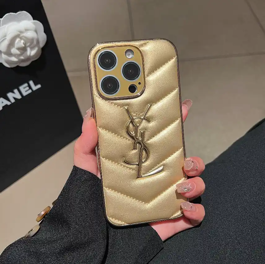 Quilted Lettering Phone Case YSL00315 - real product photo, wholesale Phone Case from Yaoford