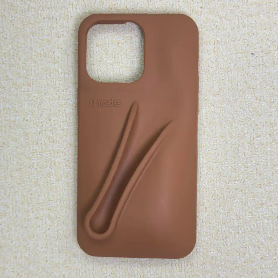 Glossy Solid Phone Case brick red - real product photo, wholesale Phone Case from Yaoford