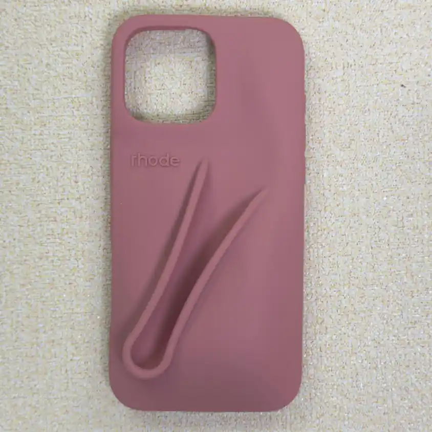 Glossy Solid Phone Case milk tea color - real product photo, wholesale Phone Case from Yaoford