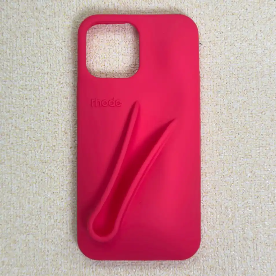 Glossy Solid Phone Case red - real product photo, wholesale Phone Case from Yaoford