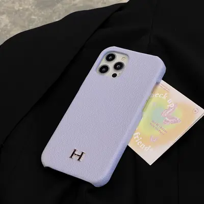 Leather Hardware Phone Case H00713 purple - real product photo, wholesale Phone Case from Yaoford