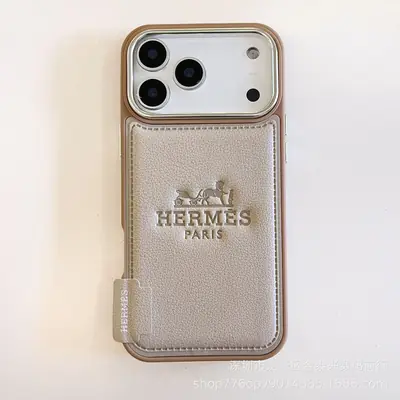 Leather Hardware Phone Case H14 Khaki - real product photo, wholesale Phone Case from Yaoford