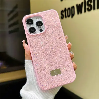 Crystal Rhinestone Phone Case SW12 pink - real product photo, wholesale Phone Case from Yaoford