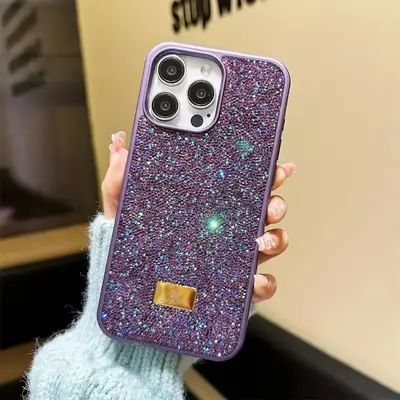 Crystal Rhinestone Phone Case SW12 purple - real product photo, wholesale Phone Case from Yaoford
