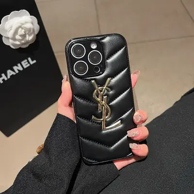 Quilted Lettering Phone Case YSL00115 - real product photo, wholesale Phone Case from Yaoford